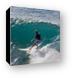 Surfer taking a wave near Honolua Canvas Print