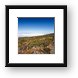 Hiking above the clouds Framed Print