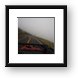 Driving back into the clouds Framed Print