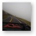Driving back into the clouds Metal Print