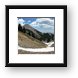 Panoramic view of the La Sal mountains from Burro Pass Framed Print