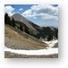 Panoramic view of the La Sal mountains from Burro Pass Metal Print
