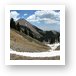 Panoramic view of the La Sal mountains from Burro Pass Art Print