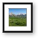 Panoramic view of the La Sal mountains Framed Print