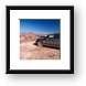 Toyota 4Runner on a cliff edge Framed Print