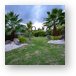 Palm trees and nice landscaping Metal Print