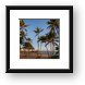 Punta Cana Cabanas and Palms Framed Print