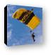 Army Golden Knights Paratrooper Canvas Print