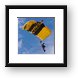 Army Golden Knights Paratrooper Framed Print