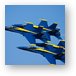 Blue Angels in tight formation Metal Print