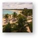 Beach and clear blue water of the Gulf of Mexico Metal Print