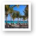 Beach and clear blue water of the Gulf of Mexico Art Print