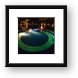 Night shot of the adult pool Framed Print