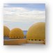 Domes on the roof of the restaurant buildings Metal Print