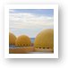 Domes on the roof of the restaurant buildings Art Print