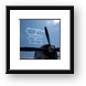 EAA sky writing over B-29 Framed Print