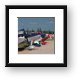 Airplanes lined up at EAA Framed Print