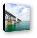 Florida Overseas Railway bridge near Bahia Honda State Park Canvas Print