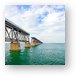 Florida Overseas Railway bridge near Bahia Honda State Park Metal Print
