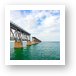 Florida Overseas Railway bridge near Bahia Honda State Park Art Print