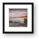 Long exposure sunrise Framed Print
