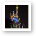 Cinderella Castle Light Show Art Print