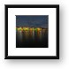 Willemstad at Night Framed Print