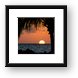 Sunset over Curacao Framed Print