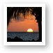 Sunset over Curacao Art Print
