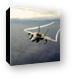 F/A-18 Hornet over the Pacific Canvas Print