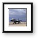 B-1B Lancer in storm Framed Print