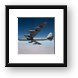 X-51A Waverider on B-52 Framed Print