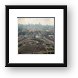 Hazy Chicago Skyline Framed Print