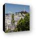 Lombard Street and Coit Tower on Telegraph Hill Canvas Print