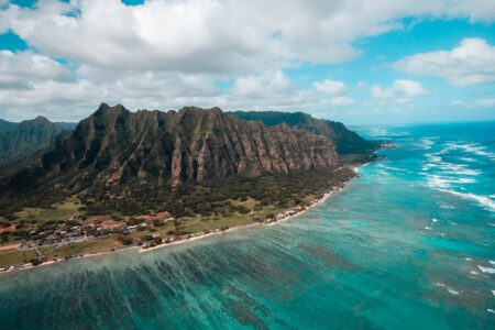 Oahu aerial photo