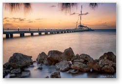 License: Dusk at Rum Point, Grand Cayman