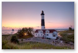 License: Big Sable Point Lighthouse at Sunset
