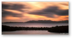 License: Sunset Over St. John and St. Thomas Panoramic
