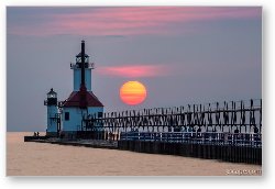 License: St. Joseph Lighthouse at Sunset