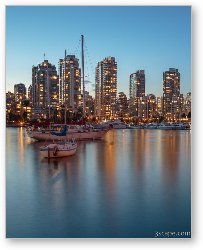 License: Dusk Over Vancouver Waterfront