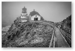 License: Point Reyes Lighthouse in Fog