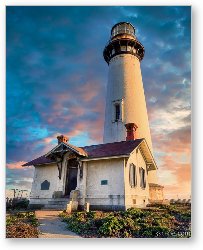 License: Pigeon Point Lighthouse at Sunset