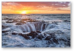 License: Thor's Well at Sunset