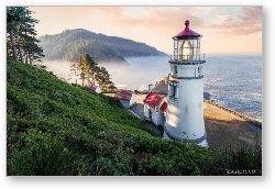 License: Haceta Head Lighthouse at Sunrise