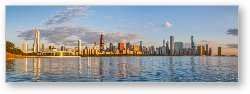 License: Chicago Skyline Dawn Panoramic