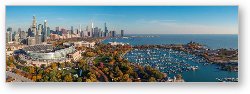 License: Soldier Field Chicago Fall Panoramic