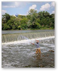 License: Fishing at South Elgin Dam