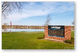 License: Lakemoor Sign at Lily Lake