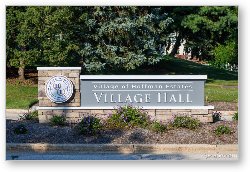 License: Hoffman Estates Village Hall Sign