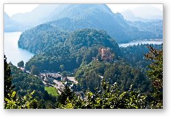 License: Hohenschwangau with Bavarian Alps